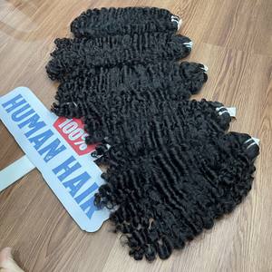 Producto de lujo, máquina de trama rizada birmana, extensiones de cabello de doble trama, trama de cabello humano - Product Image 3