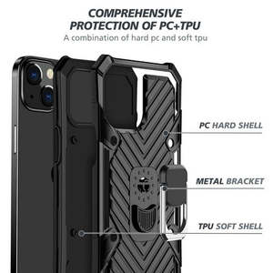 เคส iPhone 13 6.1 นิ้ว iPhone 14 6.1 นิ้ว ใช้ร่วมกับ iPhone 16E/17E ได้ พร้อมขาตั้งแบบวงแหวนพรีเมียมและแม่เหล็ก - Product Image 4