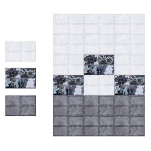 Color blanco con azulejos cerámicos esmaltados para cocina, 30x45cm - Product Image 3