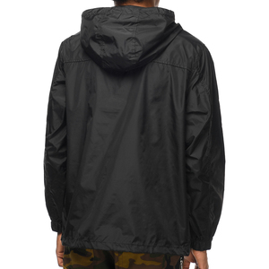 Chaqueta cortavientos con media cremallera y cremallera de 1/4 cuartos para entrenadores, chaqueta para la lluvia, chaqueta con capucha para entrenadores para hombres - Product Image 5