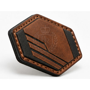 Écussons en cuir sur mesure, étiquettes personnalisées avec logo, badges décoratifs à coudre pour chapeaux, artisanat, accessoires de mode et image de marque - Product Image 3