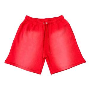 Custom Acid Wash <b>Shorts</b> <b>Mens</b> Heavyweight Wholesale Vintage Washed Graphic Print Casual Drawstring Streetwear Clothing <b>Shorts</b> - Product Image 1