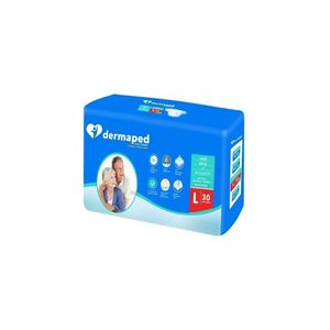 Couches pour adultes avec ceinture en tissu non tissé, super absorbantes, anti-fuites 3D, grande taille, paquet de 30 - Product Image 1