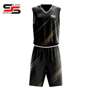 Vente en gros de maillots de basket-ball personnalisés Maillot de basket-ball avec logo par sublimation Ensemble de maillots de basket-ball - Product Image 3