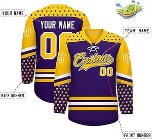 OEM Expédition rapide Hockey sur glace personnalisé Streetwear Jersey Oversize Retro Fit Sustainable Fabric Fan Statement Design - Product Image 2