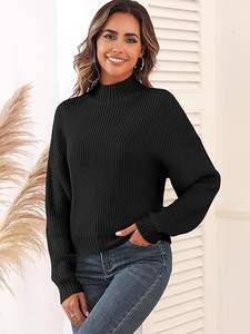 Sweat-shirt élégant à manches longues pour femmes coupe décontractée design en polaire épaisse parfait pour les tenues quotidiennes élégantes - Product Image 2