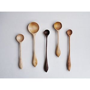 ชุดช้อนไม้สัก6ชิ้นไม่ติดช้อนธรรมชาติสำหรับทำอาหารทำจากไม้สัก - Product Image 6