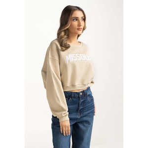 Sudadera de punto corta de seda mezclada de alta calidad para mujer con capucha y detalles bordados, conjunto de sudadera y pantalón de chándal para mujer - Product Image 5