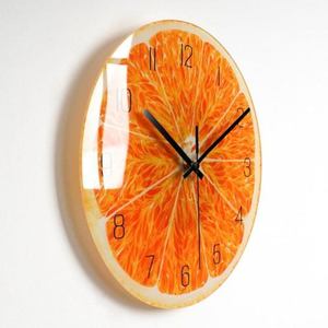 Durable resin wall <b>clock</b> with <b>quartz</b> movement and artistic detail ideal for gifting or home decor accessories - Product Image 1