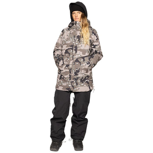 Women's Camouflage Snow Ski Jacket Pants <b>Waterproof</b> Insulated Winter Wear for Men <b>Spray</b> Green Grape Snowboard Ski Suits - Product Image 3