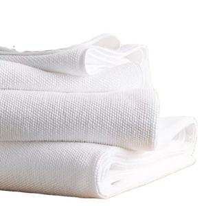 Juego de toallas de hotel de lujo 100% algodón, toallas de baño, de mano y faciales con logo bordado - Product Image 2