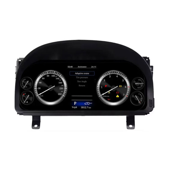 12.3"LCD Screen Auto Meter Instrument Cockpit Display for Toyota Alphard 20 Series 2008-2014 Dashboard Digital Cluster