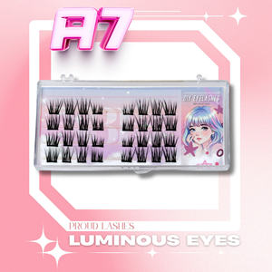 Venta al por mayor de pestañas individuales Cluster DIY pestañas para extensiones, volumen tenue y natural 0,10mm 12mm - Product Image 2