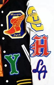 Veste universitaire unisexe élégante avec logo sur le devant, respirante, séchage rapide, doublure intérieure douce et confortable, légère, col montant pour l'hiver - Product Image 4