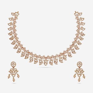 Zircon Bridal Necklace Elegant <b>Wedding</b> <b>Accessory</b> - Product Image 1