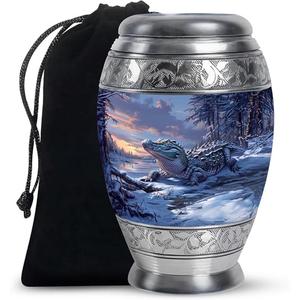 Diseño impresionante, urna de cremación para adultos, mesa decorativa para funerales, urnas de cremación grandes y recuerdo para cenizas de entierro - Product Image 5