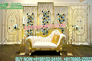 Velas de escenario para recepción de boda modernas, pantallas de pared, velas de escenario de boda más bonitas, soportes de pared, decoración de eventos de boda, pared de velas - Product Image 4