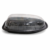 Emballage jetable pour poulet rôti avec couvercles perforés, conteneur pour dinde, boîte d'emballage pour sushi frais, boîte à gâteaux, fruits emballés