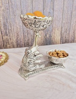 Nouvelle Arrivée : Sculpture d'éléphant nautique en laiton doré, sculptée, avec tronc, style européen, sur mesure, en métal, pour bureau, maison, restaurant