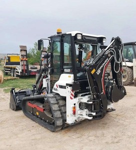 Used JCB 1CXT <b>Backhoe</b> <b>Loader</b> Compact Track <b>Loader</b> with Hydraulic Cylinder Bucket Attachment for Construction - Product Image 1