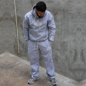 Chándal deportivo de poliéster con logotipo personalizado, chándal deportivo con cremallera completa, conjunto de chándal deportivo informal para correr para hombre - Product Image 2