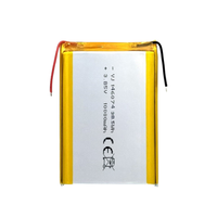 Batterie LiPo rechargeable haute capacité 146074 3,85 V 10000 mAh pour banques d'alimentation et appareils électroniques portables 126280 1160100 1260110