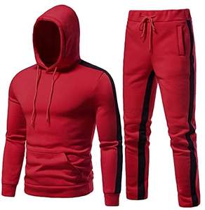 Conjunto de Sudadera y Pantalones Deportivos Personalizados Unisex, Estilo Holgado con Cremallera, Fabricante de Chándales Deportivos de Felpa Técnica para Hombre - Product Image 4