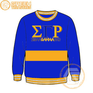 Sudadera de lana de algodón Sigma Gamma Rho personalizada de alta calidad, Jersey bordado, chaqueta para mujer, ropa griega, estilo de hermandad - Product Image 4
