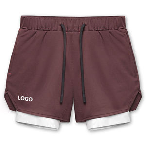 2025 Running Gym <b>Compression</b> <b>Shorts</b> New for <b>Men</b> Arrivals Wholesale Quick-dry 2 in 1 Casual Digital Printing Workout - Product Image 1