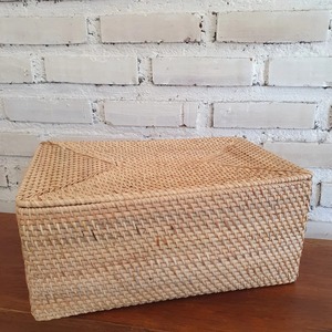 Boîte en rotin avec couvercle, boîte de rangement artisanale, écologique, naturelle, décoration intérieure et extérieure, vente en gros du Vietnam - Product Image 6