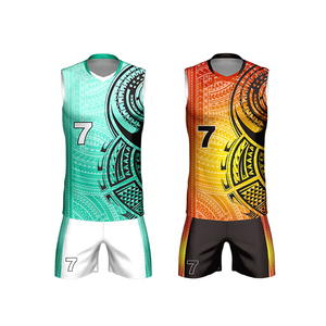 Camisetas de voleibol con diseño OEM y logotipo personalizado, uniformes de voleibol impresos por sublimación profesional - Product Image 3