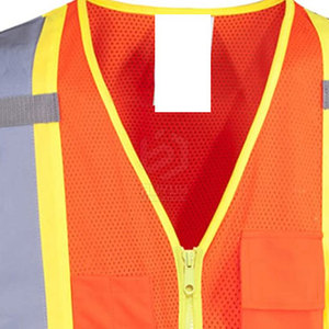 Gilet de sécurité haute visibilité léger, respirant, imperméable, à séchage rapide, en coton de haute qualité, avec logo personnalisé, pour usage extérieur - Faible coût - Product Image 3