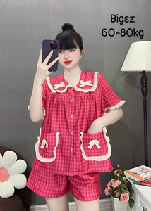 [COUTURE D'USINE] PW47 Pyjamas pour femmes 100% tissu en coton pour aider le porteur à se sentir à l'aise dans toutes les activités 2025 - Product Image 6