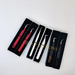 GETUP BROSONS IMPEX GBI-EET-2758 Acier inoxydable, revêtement en poudre lisse noir/blanc/rouge, design découpé en forme de cœur, cils - Product Image 4