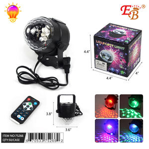 Lumière de fête LED 3W RGBW avec télécommande, éclairage de scène pour discothèque, éclairage de fête avec connexion sans fil - Product Image 1