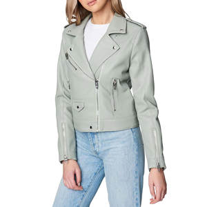 <b>Lightweight</b> Genuine Leather <b>Jackets</b> for <b>Women</b> Soft Comfortable Outerwear Spring Casual Styles - Product Image 1