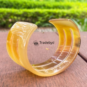 กำไลข้อมือทำมือจากเขาสัตว์ธรรมชาติระดับพรีเมียม - ของขวัญสำหรับทุกเพศ มีหลายขนาดให้เลือก Tradebyd - Product Image 3