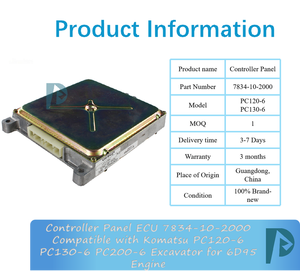 แผงควบคุม ECU 7834-30-2000ใช้ได้กับ PC120-6 PC130-6รถขุด PC200-6สำหรับเครื่องยนต์6D95รับประกัน6เดือน - Product Image 2
