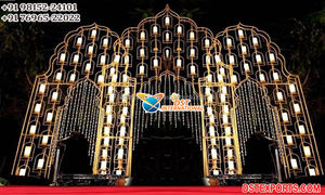 Splendid Modern Candle Walls Backdrop for Wedding Stages <b>Night</b> Wedding Decorations with <b>Stand</b> - Product Image 3