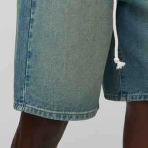 Shorts en jean pour hommes, style unique, sur mesure, personnalisez votre propre logo. - Product Image 6