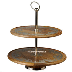 Soporte de pastel de madera de alta calidad Soporte de postre hecho a mano de calidad premium Tamaño personalizado Nuevo soporte de pastel de madera - Product Image 6