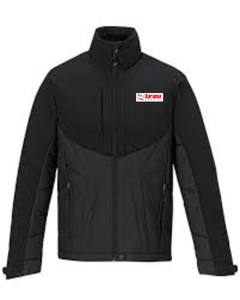 LOGOTIPO personalizado Turn Down Collar Metal Zip up Durable Algodón Poliéster Mezcla Sarga con diseño personalizado y empresa, - Product Image 4