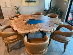 Modern Best-Quality Clear Epoxy Resin Coffee <b>Table</b> Best Wooden <b>Table</b> for Living Room Epoxy Coffee <b>Table</b> Sets - Product Image 2