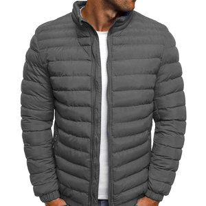Custom High Quality <b>Waterproof</b> Men Puffer <b>Jacket</b> Casual <b>Warm</b> Breathable Polyester Puffer Men's <b>Jackets</b> - Product Image 1