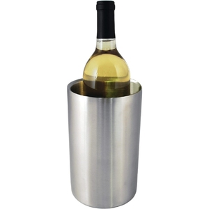 Double Walled Stainless Steel Chiller No <b>Ice</b> Needed Fits Standard Bottles Silver Set of 1 Multicolor - Product Image 1