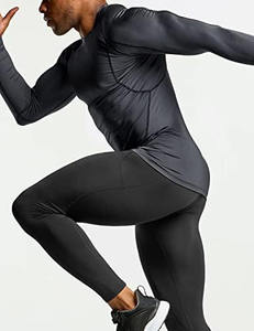 Top Trendy Rash Guards para hombres Logotipo personalizado Opción Four Way Stretch Gym Wear Camisetas de compresión a precios muy baratos - Product Image 3