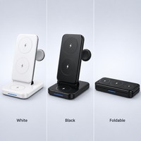 Chargeur sans fil double bobine 3-en-1 Nouveauté 2026 pour entrepôt, chantier de construction, atelier, usine, mécanicien, technicien