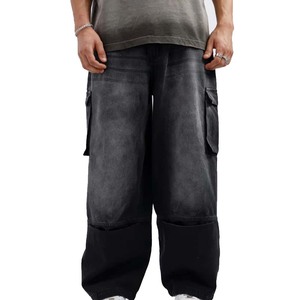 Pantalones de chándal bordados de diseño personalizado, pantalones holgados de fabricación para hombre, pantalones de chándal holgados de gran tamaño para hombre, calidad Premium 2026 - Product Image 5