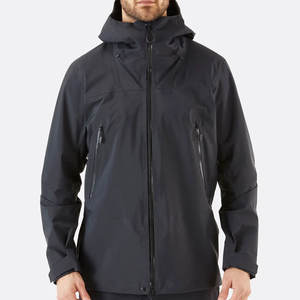 Men's <b>Plus</b> <b>Size</b> Lightweight Adjustable <b>Rain</b> <b>Jacket</b> Stand Collar Waterproof Material for Street Wear Wholesale Price - Product Image 1