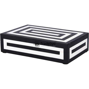 Artisan Resin Inlay <b>Box</b> for Boutiques Premium Handcrafted Jewelry Organizer Display Piece by Tradebyd - Product Image 1